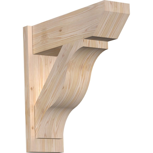 Ekena Millwork Funston Slat Smooth Outlooker, Douglas Fir, 7 1/2"W x 24"D x 24"H OUT08X24X24FST06SDF - main